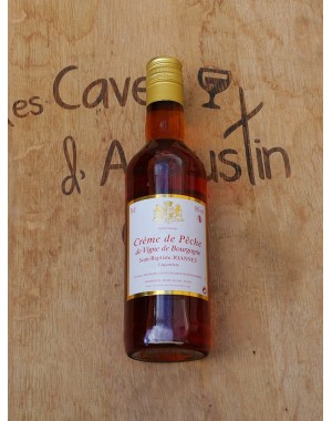 Crème de pêche de vigne de Bourgogne