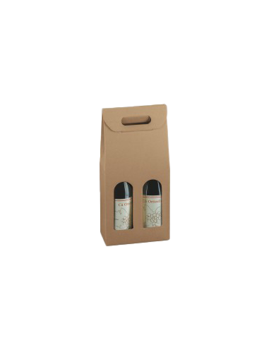 Coffrets à fenêtres 2 bouteilles