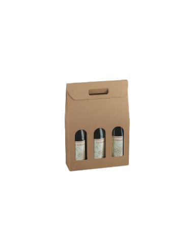 Coffrets à fenêtres 3 bouteilles