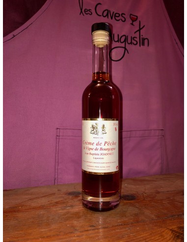 Crème de pêche de vigne de Bourgogne